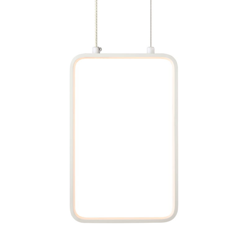 ACA Κρεμαστό Φωτιστικό Οροφής ''SYMETRIA'' Λευκό Μεταλλ