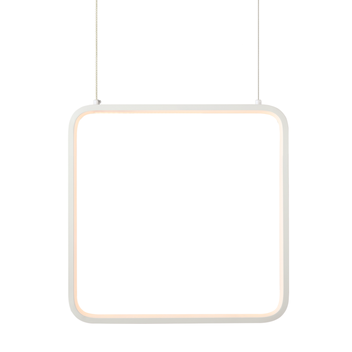 ACA Kremasto Fotistiko Orofis ''SYMETRIA'' Lefko Metalliko me LED Thermo Lefko 30x1x136cm V30LEDP30WH