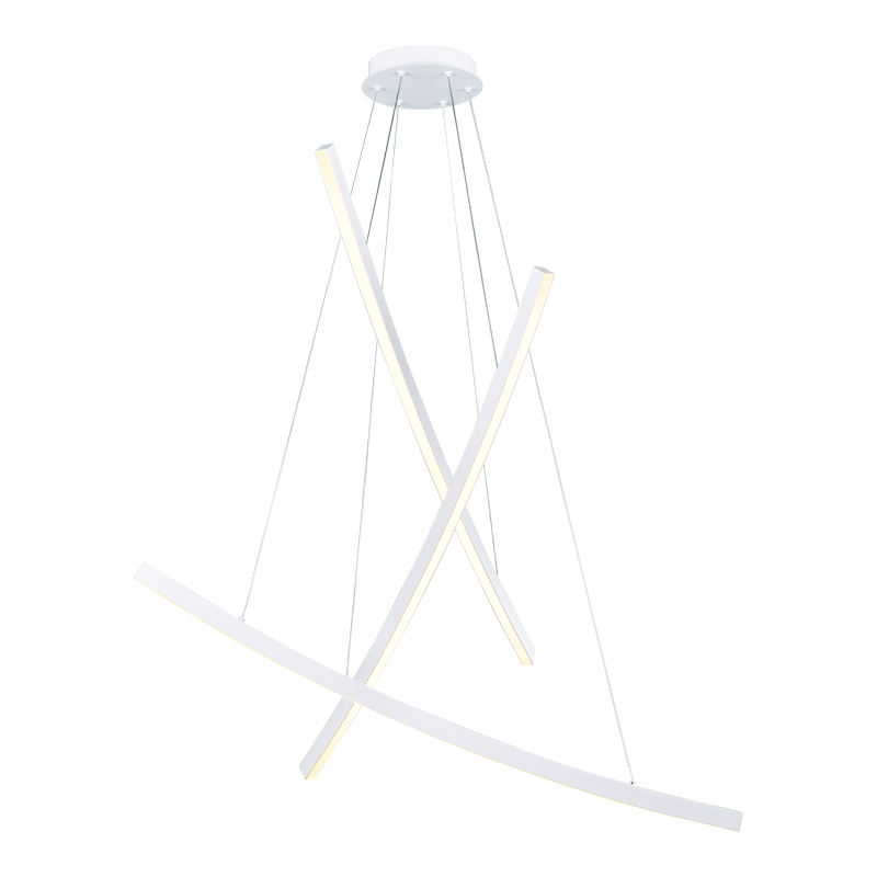 ACA Lighting - ΣΗΜΑΝΤΙΚΟ: Σε περίπτωση διαφοράς τιμής από το κατάστημα ισχύει παντα και μόνο η τιμή του καταστήματος ACA Κρεμαστό Φωτιστικό Οροφής ''NAAVA'' Αλουμινίου Λευκ