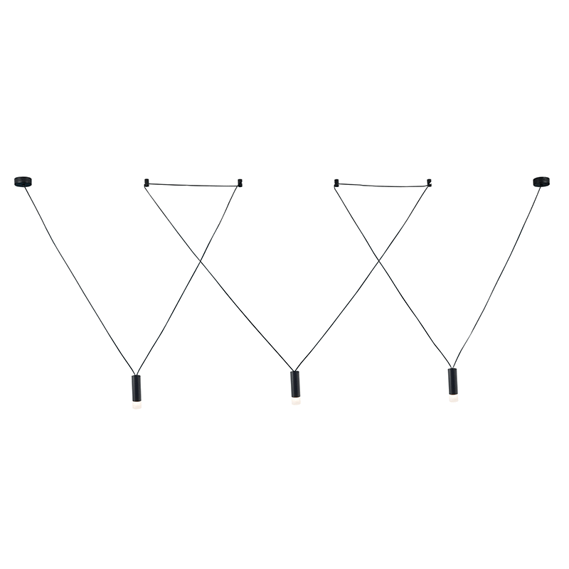 ACA Lighting - ΣΗΜΑΝΤΙΚΟ: Σε περίπτωση διαφοράς τιμής από το κατάστημα ισχύει παντα και μόνο η τιμή του καταστήματος ACA Κρεμαστό Φωτιστικό Οροφής ''TERES'' Τρίφωτο Αλουμιν