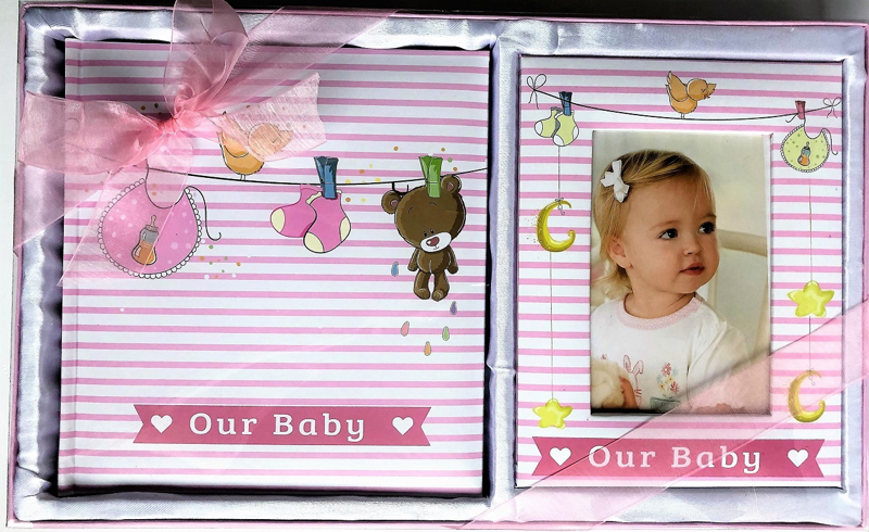 Κορνίζες agiovlasitishome - ΣΗΜΑΝΤΙΚΟ: Σε περίπτωση διαφοράς τιμής από το κατάστημα ισχύει παντα και μόνο η τιμή του καταστήματος Max Home 534240/2-Pink Σετ 2Τεμ. Φωτ/Κη & Αλμπουμ Παιδι