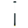 ACA Kremasto Fotistiko Orofis ''ESTRELA'' Metalliko Mavro me LED Thermo Lefko F6x228cm ZM26LEDP6BK