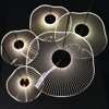 ACA Kremasto Fotistiko Orofis ''NINFEA'' Metalliko Oreixalkino me LED Thermo Lefko F55x260cm ZM34LEDP55BR