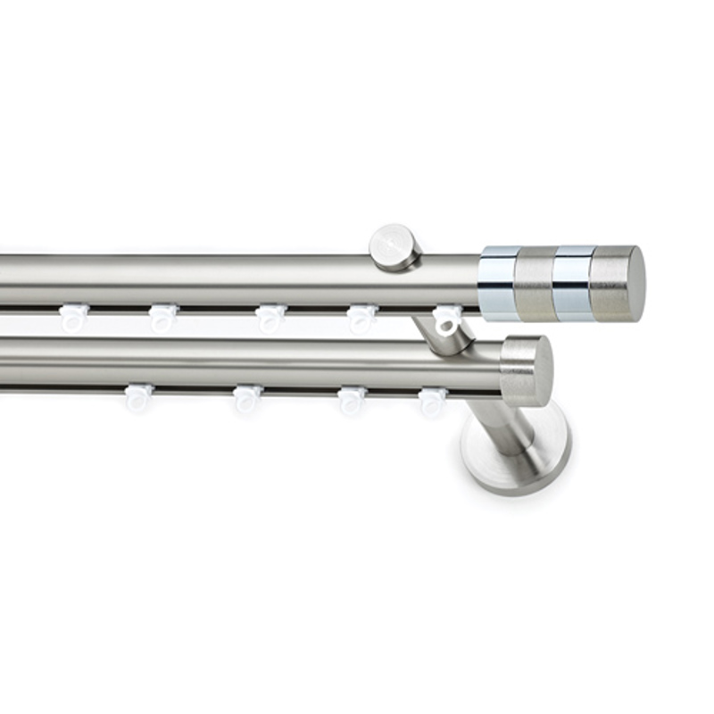 Anartisi - ΣΗΜΑΝΤΙΚΟ: Σε περίπτωση διαφοράς τιμής από το κατάστημα ισχύει παντα και μόνο η τιμή του καταστήματος Σιδηρόδρομος διπλός Φ25 ILIOS VICTORIA νίκελ σατινέ