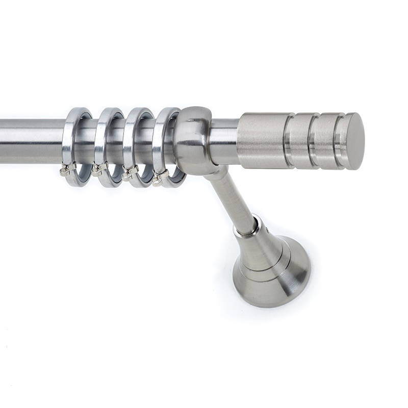 Κουρτινόξυλο Φ25 Inox KS179