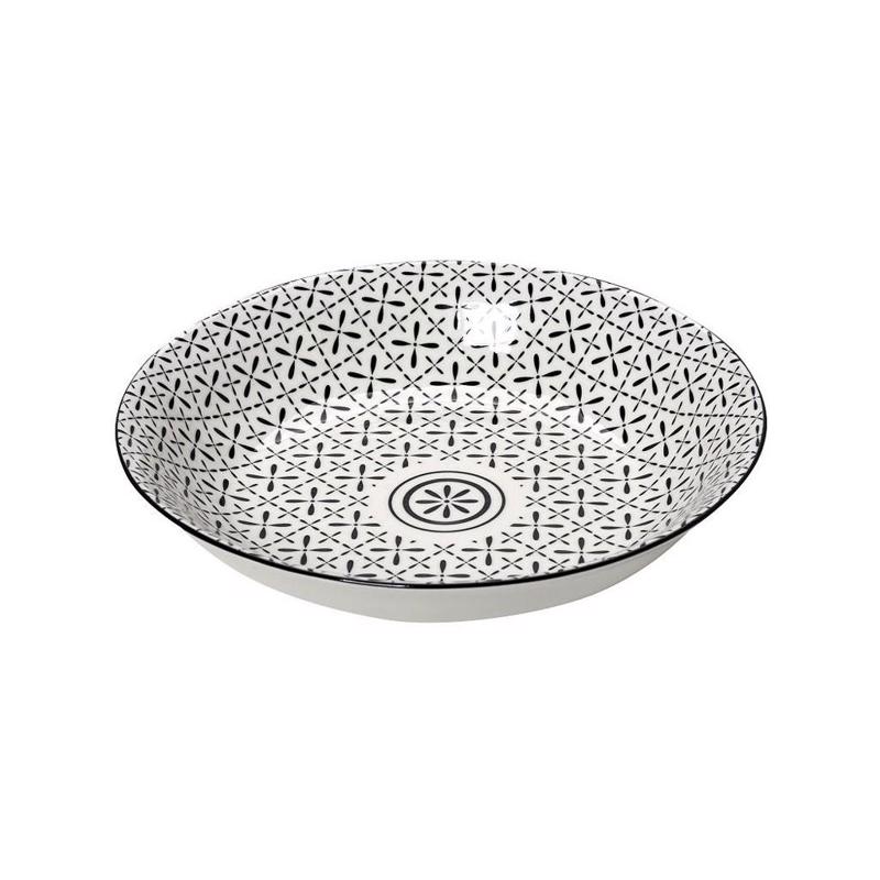 Υαλικά agiovlasitishome - ΣΗΜΑΝΤΙΚΟ: Σε περίπτωση διαφοράς τιμής από το κατάστημα ισχύει παντα και μόνο η τιμή του καταστήματος Πιάτο Βαθύ Layla Μαύρο 23Χ4.8εκ GUI420K6 Espiel