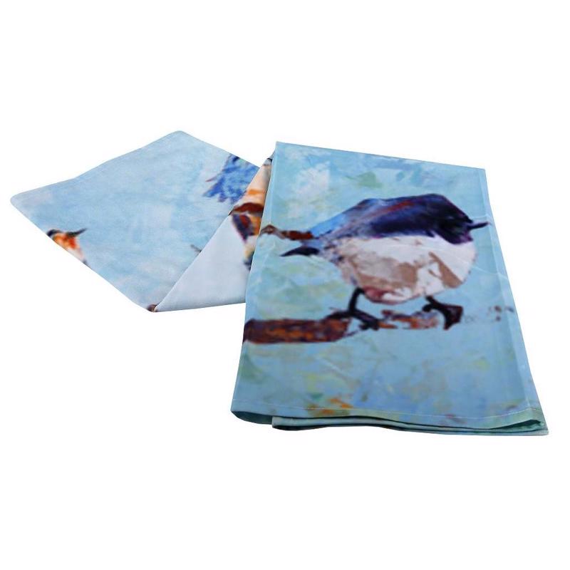 Τραπεζομάντηλα agiovlasitishome - ΣΗΜΑΝΤΙΚΟ: Σε περίπτωση διαφοράς τιμής από το κατάστημα ισχύει παντα και μόνο η τιμή του καταστήματος Τραπεζομάντηλο Γαλάζιο 'Πουλάκια' 140Χ180ΕΚ HEM213 ESPI