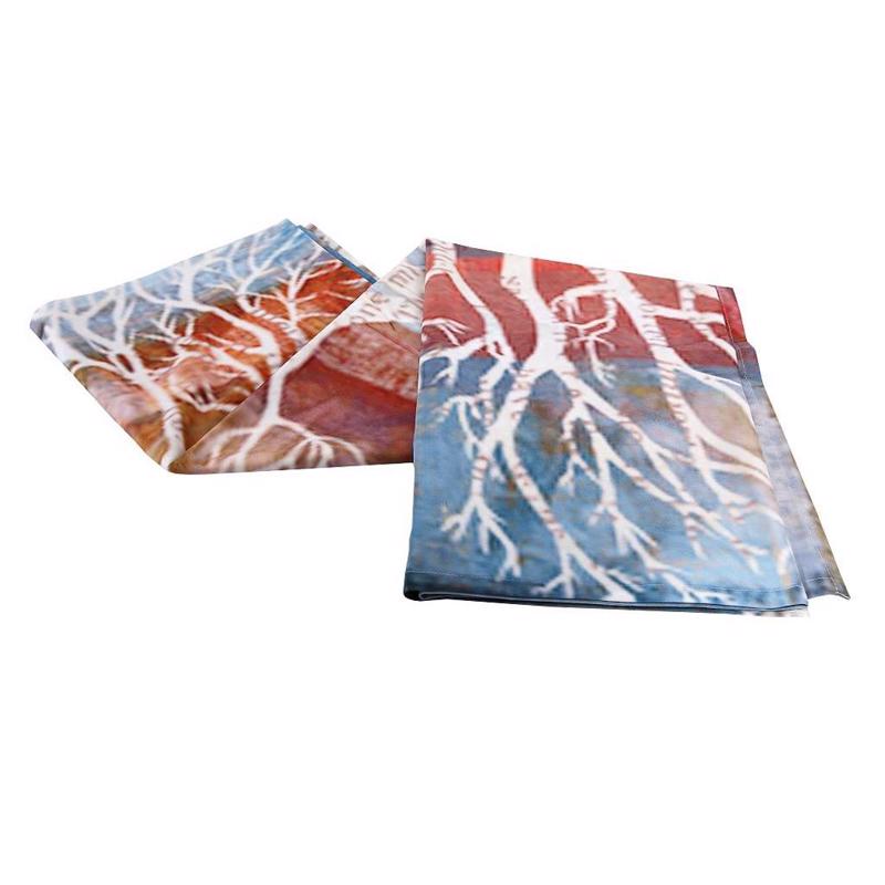 Τραπεζομάντηλα agiovlasitishome - ΣΗΜΑΝΤΙΚΟ: Σε περίπτωση διαφοράς τιμής από το κατάστημα ισχύει παντα και μόνο η τιμή του καταστήματος Τραπεζομάντηλο Καφέ/Πορτοκαλί 'Δέντρο' Polyester 120Χ12