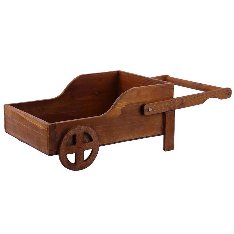 Διακοσμητικά Επιτραπέζια agiovlasitishome - ΣΗΜΑΝΤΙΚΟ: Σε περίπτωση διαφοράς τιμής από το κατάστημα ισχύει παντα και μόνο η τιμή του καταστήματος Καρότσι Σκούρο Καφέ Ξύλο 46Χ22Χ16εκ HOM2346 Espiel