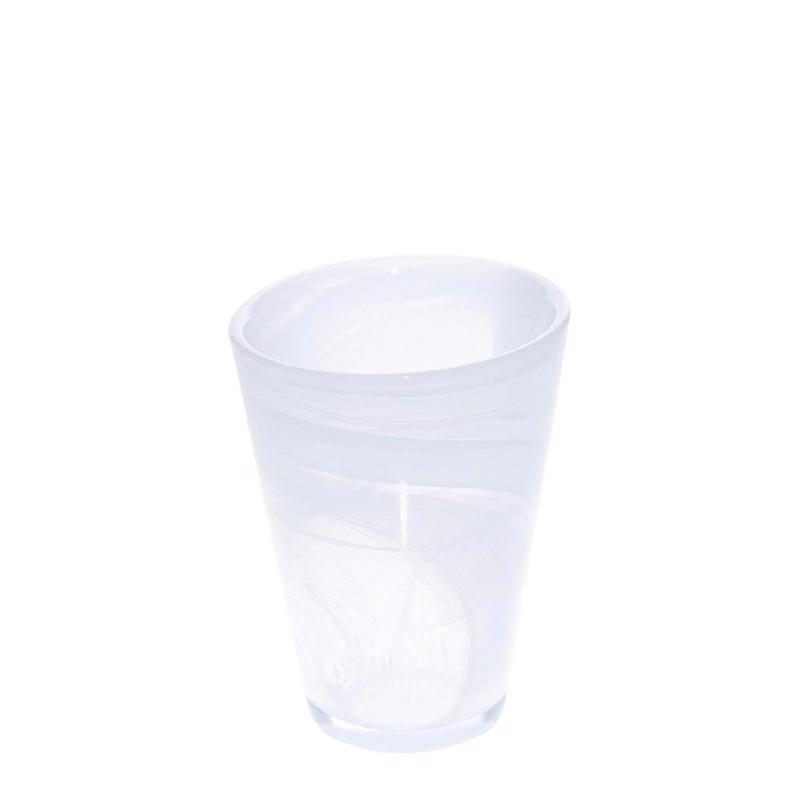Atlas Ποτήρι Alabaster Λευκό 270ml 9Χ13εκ HOR1014K6 Esp