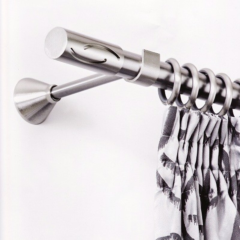 Aslanis - ΣΗΜΑΝΤΙΚΟ: Σε περίπτωση διαφοράς τιμής από το κατάστημα ισχύει παντα και μόνο η τιμή του καταστήματος Κουρτινόξυλο Mango φ25 Inox by Aslanis