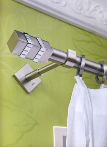 Κουρτινόξυλο Diva φ25 Inox by Aslanis