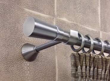 Κουρτινόξυλο Elena φ25 inox by Aslanis