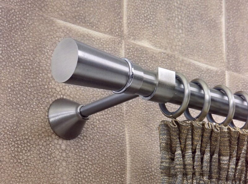 Κουρτινόξυλο Elena φ25 inox by Aslanis