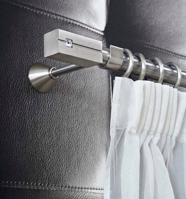 Κουρτινόξυλο Praga φ25 Inox by Aslanis