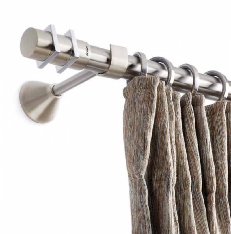 Aslanis - ΣΗΜΑΝΤΙΚΟ: Σε περίπτωση διαφοράς τιμής από το κατάστημα ισχύει παντα και μόνο η τιμή του καταστήματος Κουρτινόξυλο Spirala φ25 inox by Aslanis