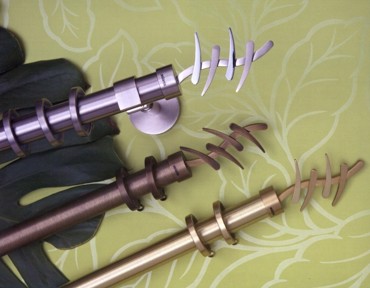 Κουρτινόξυλο Bonsai Φ25 bronze by Aslanis