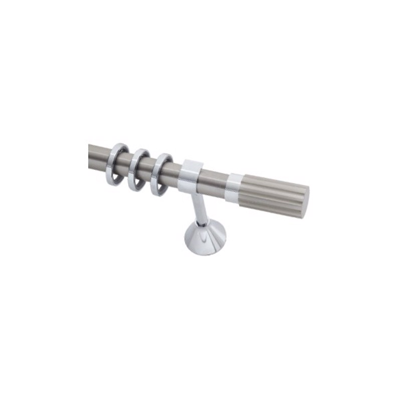 Κουρτινόξυλο Glamour φ30 inox by Guy Laroche