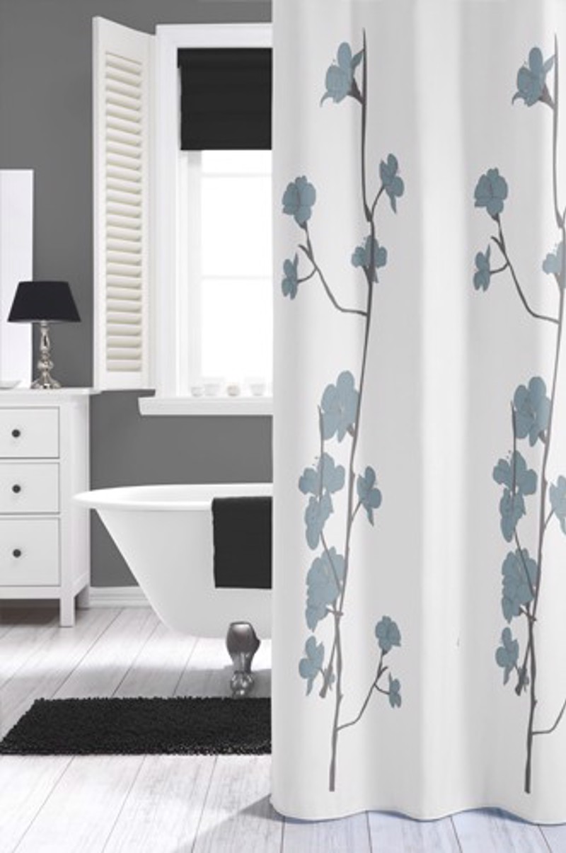 Υφασμάτινη Κουρτίνα μπάνιου sealskin Orchid blue 1.80×2.00