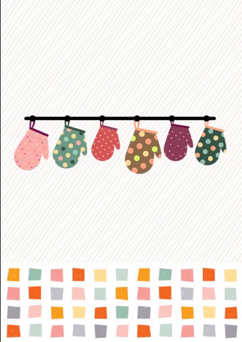 ΡΟΛΕΡ ΜΕ ΨΗΦΙΑΚΗ ΕΚΤΥΠΩΣΗ ΠΟΛΥΧΡΩΜΑ ΓΑΝΤΙΑ ''OVEN MITTS'' E106