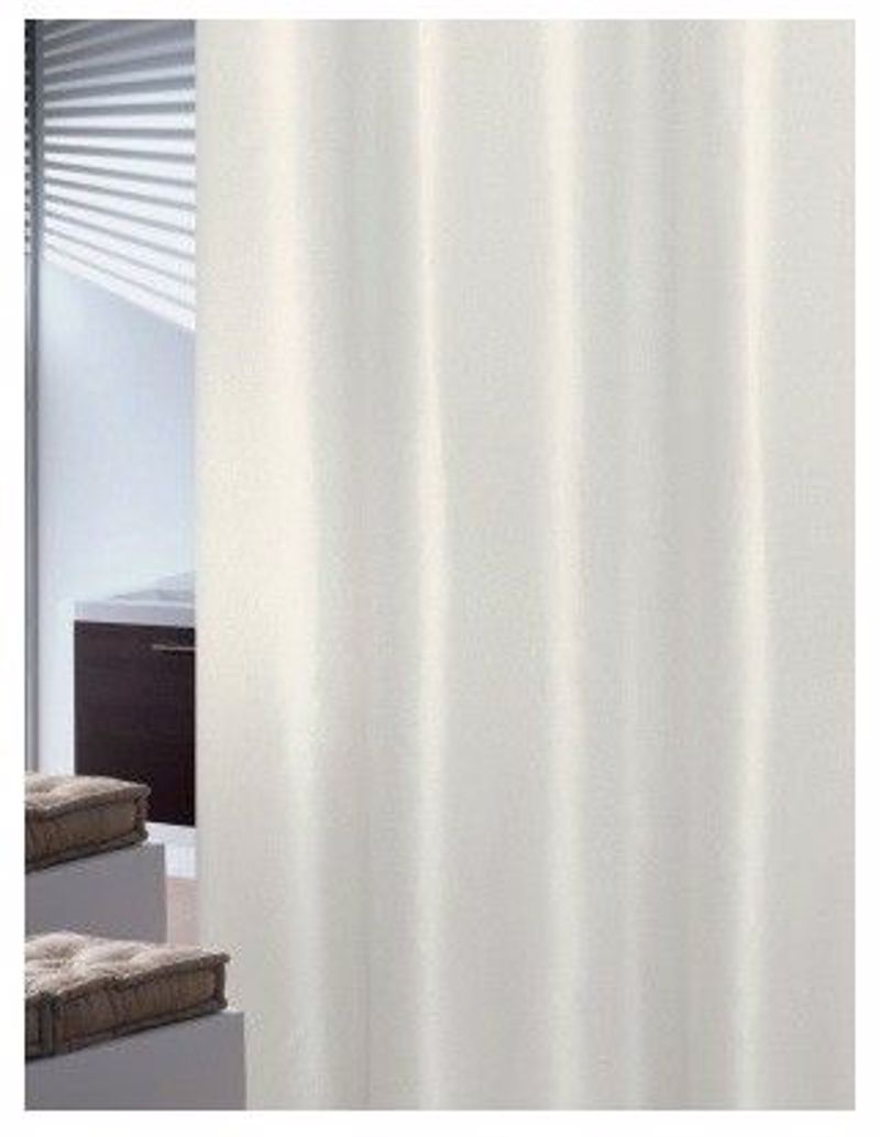 Υφασμάτινη Κουρτίνα Μπάνιου Joy 0018 Plain Εκρού 240Χ200