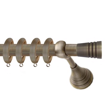 Κουρτινόξυλο Φ25 m.Monaco bronze