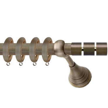 Κουρτινόξυλο Φ25 b.021 bronze