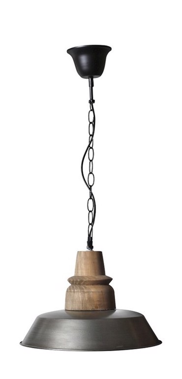 ΦΩΤΙΣΤΙΚΟ ΟΡΟΦΗΣ ΜΕ ΜΕΤΑΛΛΙΚΟ ΚΑΠΕΛΟ ΑΣΗΜΙ RIN130 ESPIEL