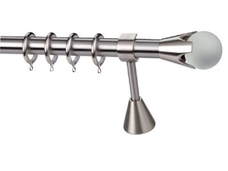 Κουρτινόξυλο φ25 inox k.cronos mourano