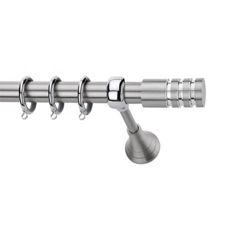 Κουρτινόξυλο φ25 inox m.porto