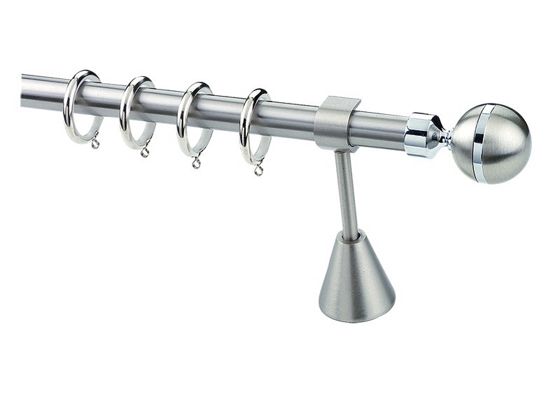 Κουρτινόξυλο φ25 inox m.Pacific