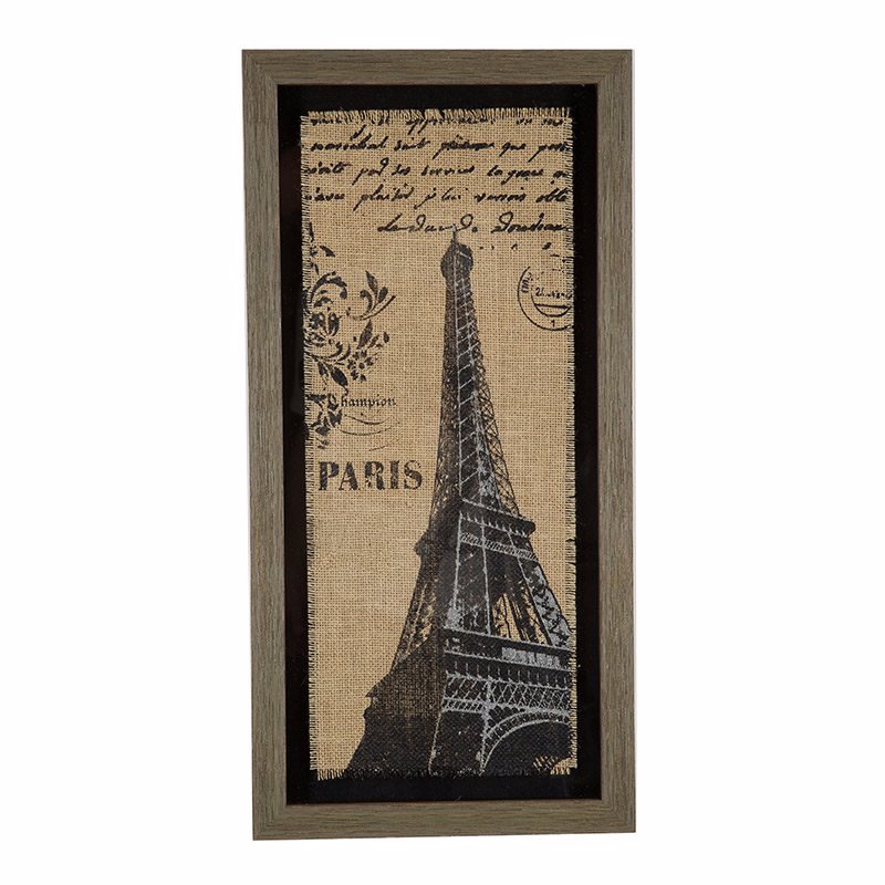 INART ΠΙΝΑΚΑΣ ΞΥΛΙΝΟΣ ΓΥΑΛΙΝΟΣ PARIS 30X4X60 3-90-442-0017