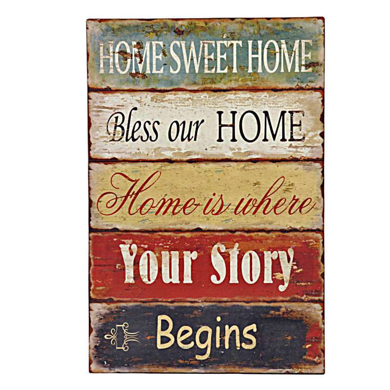 INART ΠΙΝΑΚΑΣ ΜΕΤΑΛΛΙΚΟΣ HOME 20Χ30 3-90-484-0008