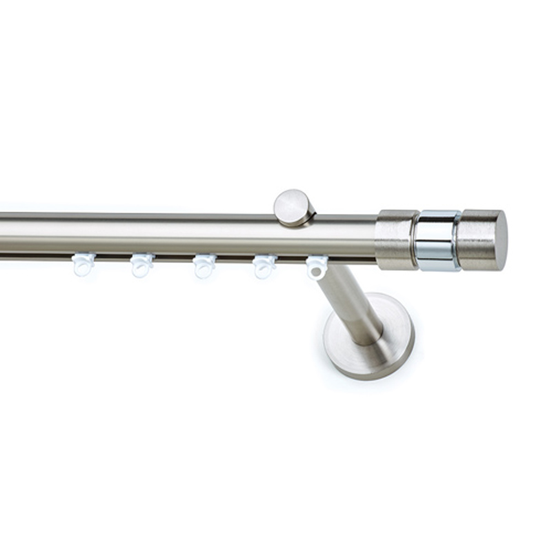 Anartisi - ΣΗΜΑΝΤΙΚΟ: Σε περίπτωση διαφοράς τιμής από το κατάστημα ισχύει παντα και μόνο η τιμή του καταστήματος Σιδηρόδρομος μονός Φ25 ILIOS S1 νίκελ σατινέ