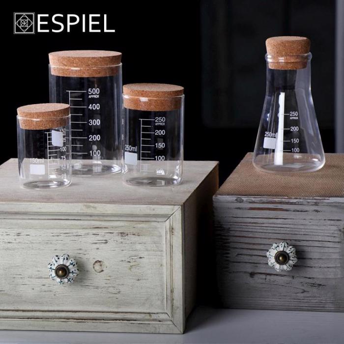 Δοχείο Δοσομετρικό με Φελλό 150ml 9εκ LOR615K12 Espiel Doxeio Dosometriko me Fello 150ml 9ek LOR615K12 Espiel