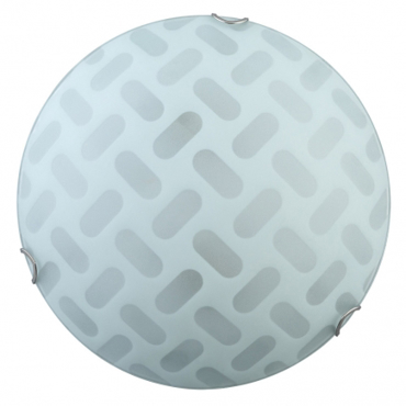 ARlight 2Φωτη Πλαφονιέρα Οροφής Γυαλί Ccc 9307/30 Λευκό Ε27 Φ30 0064162