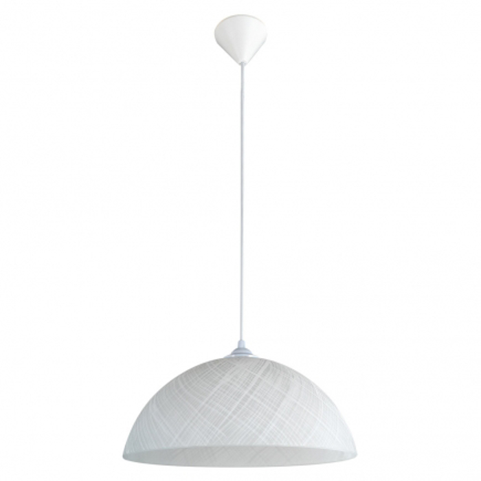 ARlight Kremasto Fotistiko Orofis Gyali/Plastiko Lefko PDA E27 F36cm 106/36 WH 0083461