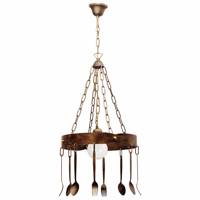 Φωτιστικά agiovlasitishome - ΣΗΜΑΝΤΙΚΟ: Σε περίπτωση διαφοράς τιμής από το κατάστημα ισχύει παντα και μόνο η τιμή του καταστήματος ARlight Κρεμαστό Φωτιστικό Οροφής Κουταλοπίρουνα Μέταλλ