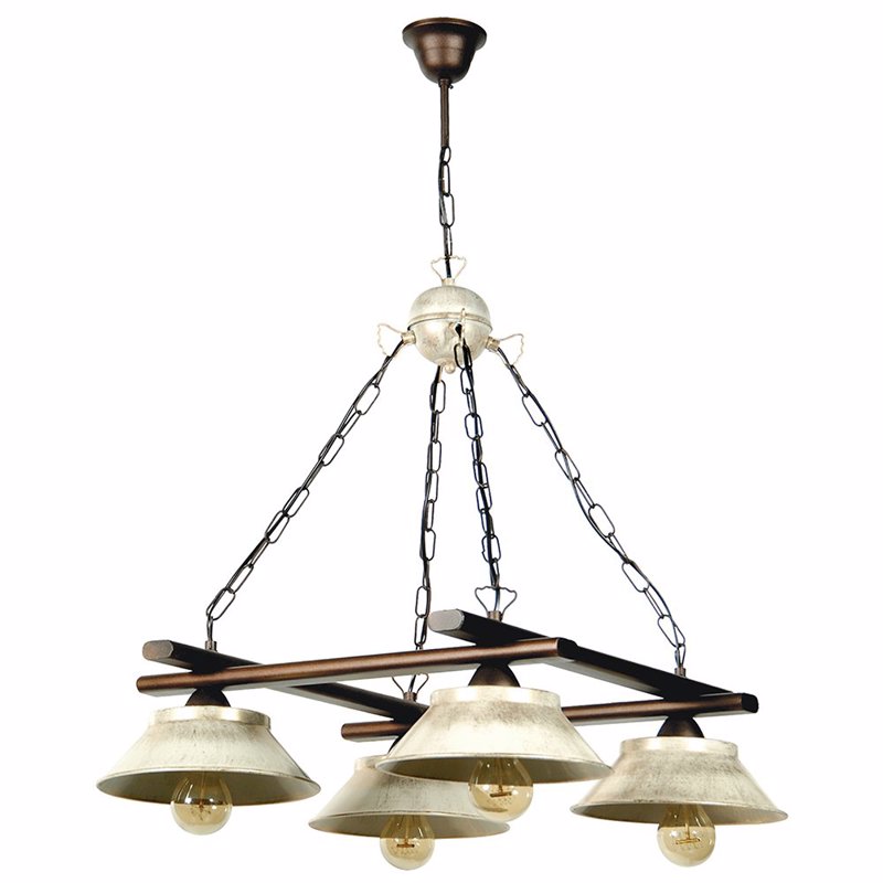 ARlight 4Φωτο Φωτιστικό Οροφής Μέταλλο Pda 294 Οξυντέ/Ε