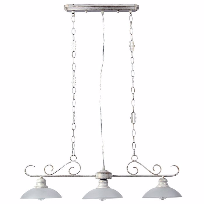 ARlight Fotistiko Orofis 3foto Pdc 2226/3 AG 3/F E27 Rag Metalliki Lefki Patina & Gyali 0104269