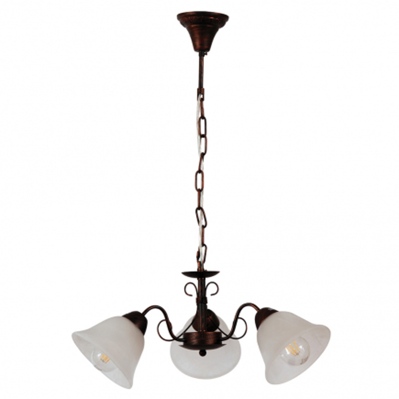 ARlight - ΣΗΜΑΝΤΙΚΟ: Σε περίπτωση διαφοράς τιμής από το κατάστημα ισχύει παντα και μόνο η τιμή του καταστήματος ARlight 3Φωτο Φωτιστικό Οροφής Μέταλλο/Γυαλί Pdc 2261/3