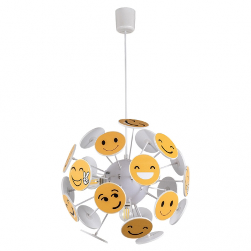 Φωτιστικά agiovlasitishome - ΣΗΜΑΝΤΙΚΟ: Σε περίπτωση διαφοράς τιμής από το κατάστημα ισχύει παντα και μόνο η τιμή του καταστήματος ARlight Παιδικό 4Φωτο Φωτιστικό Οροφής Emoji Πλαστικό P