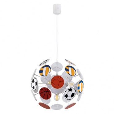 ARlight Παιδικό 4Φωτο Φωτιστικό Οροφής Μπάλες Πλαστικό Pdc 4343 Πολύχρωμο Ε14 35Χ80 0134069