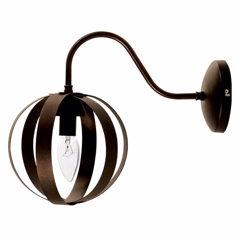 ARlight Απλίκα Τοίχου Μέταλλο Wla 217 Μαύρη Ε14 19Χ27 0