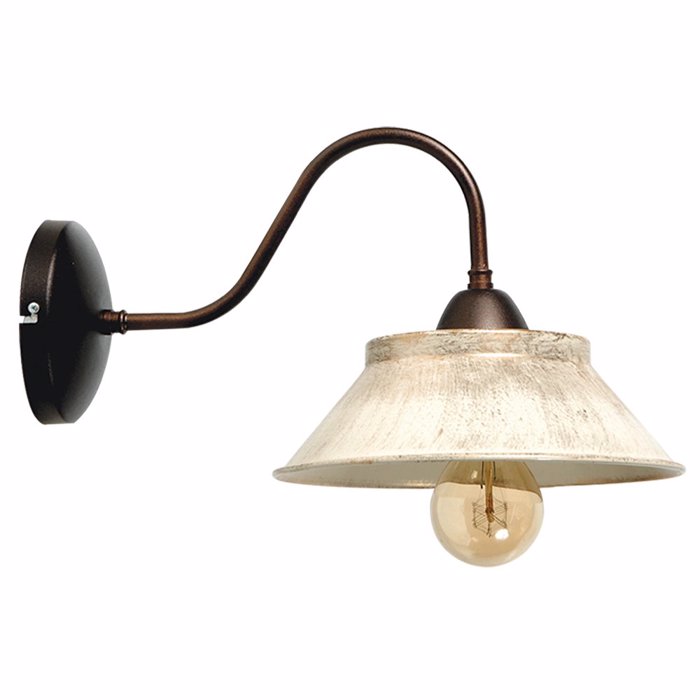 ARlight Aplika Toixou Metallo Wla 297 Kafe/Ekrou E27 34,5X22X18 0141088