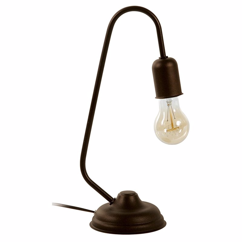 Διακοσμητικά Επιτραπέζια agiovlasitishome - ΣΗΜΑΝΤΙΚΟ: Σε περίπτωση διαφοράς τιμής από το κατάστημα ισχύει παντα και μόνο η τιμή του καταστήματος ARlight Επιτραπέζιο Φωτιστικό Μέταλλο Ga 150 Οξυντέ Ε27