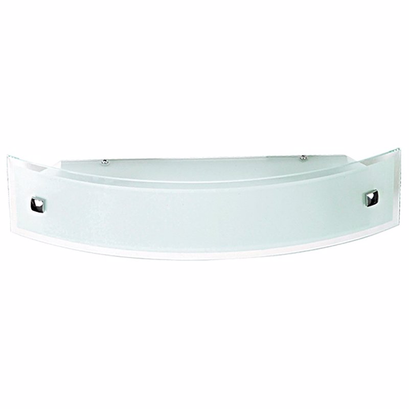 ARlight Απλίκα Τοίχου Γυαλί/Μέταλλο Wlt 5204-2 Λευκό 2Ε14 45Χ10 0303064