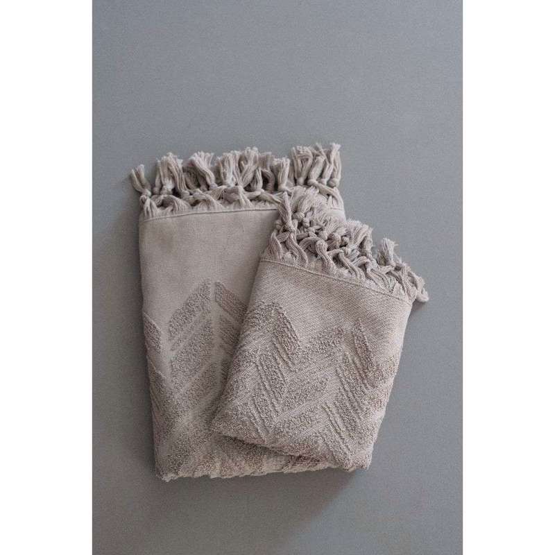 Palamaiki Πετσετα Λουτρου 100% Cotton 70X140 NARIA SILVER