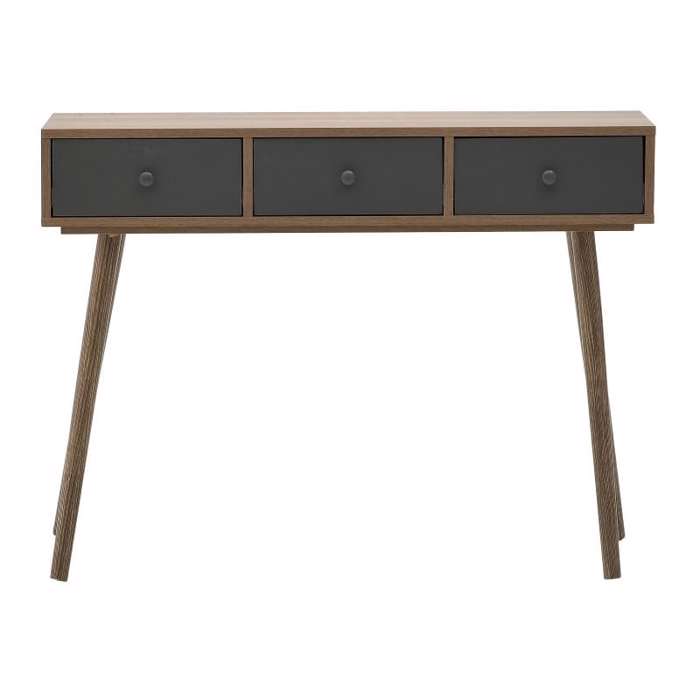 Inart Κονσόλα Μελαμίνης Natural/Γκρι 100x29x75cm 6-50-308-0015 Inart Konsola Melaminis Natural/Ggri 100x29x75cm 6-50-308-0015