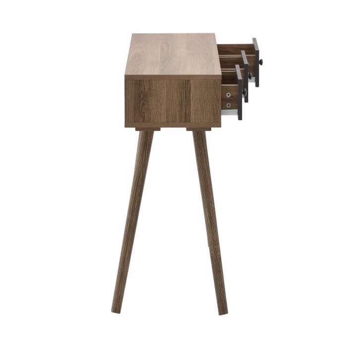 Inart Κονσόλα Μελαμίνης Natural/Γκρι 100x29x75cm 6-50-308-0015 Inart Konsola Melaminis Natural/Ggri 100x29x75cm 6-50-308-0015